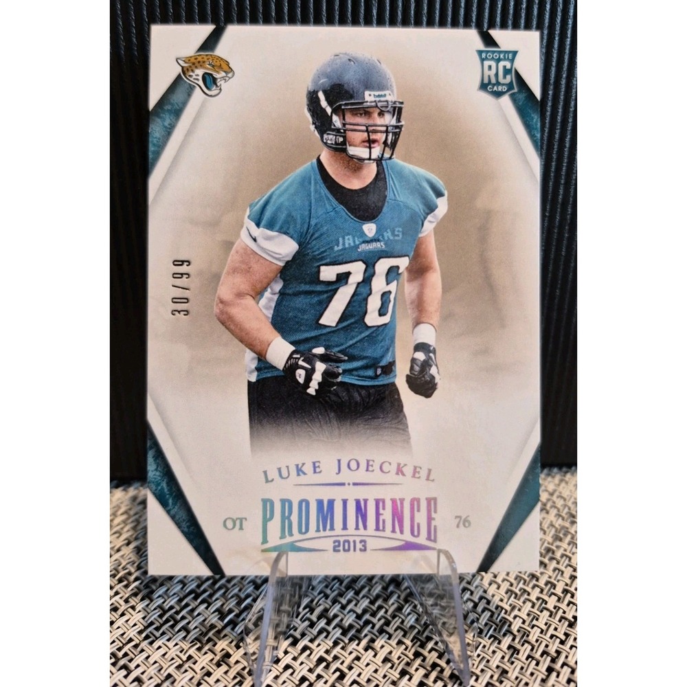 2013 Panini Luke Joeckel 159 Platinum Rookie /99 Jacksonville Jaguars RC